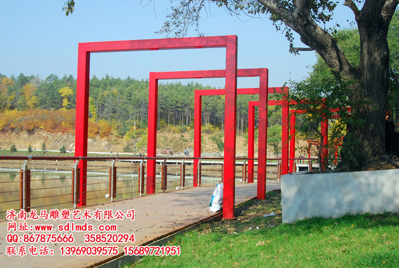 雕塑大门020 公园景观大门 艺术大门